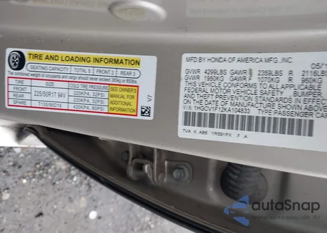 2019 Honda Accord Lx from USA, damaged, VIN 1HGCV1F12KA104833
